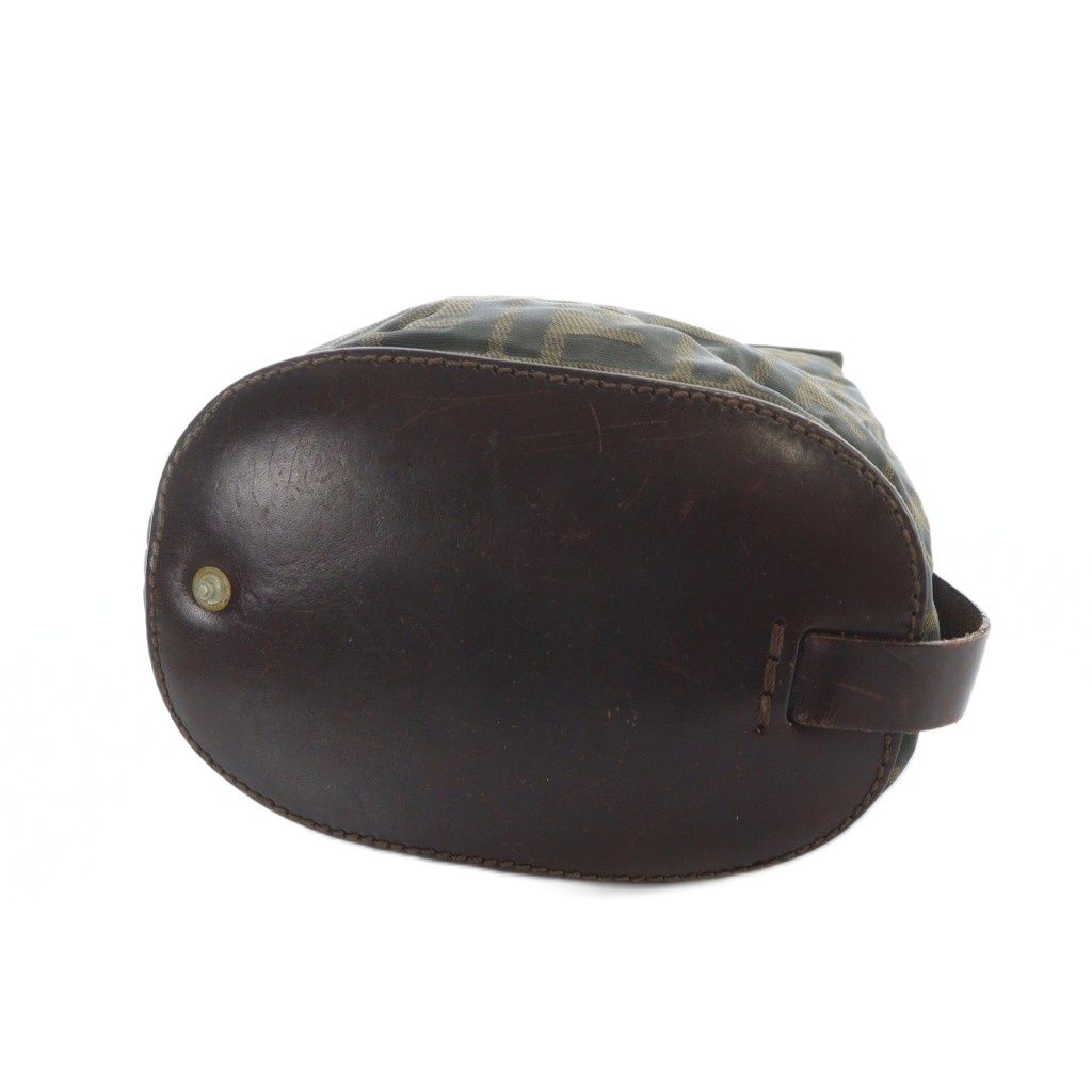 フェンディ FENDI ハンドバッグ ズッカ柄 ミニトート キャンバス  