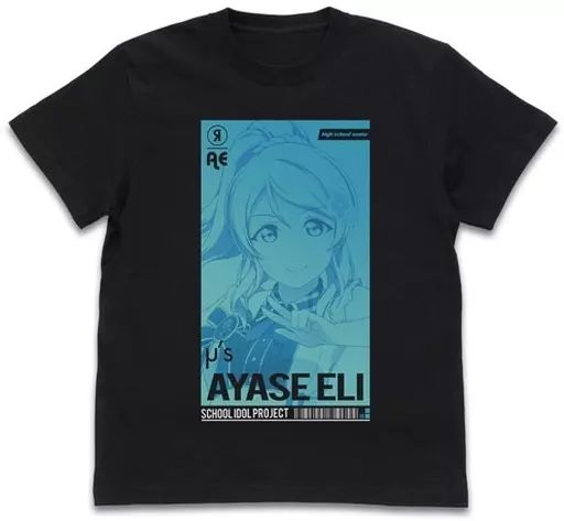 中古】衣類 絢瀬絵里(ALL STARS Ver.) Tシャツ ブラック XLサイズ
