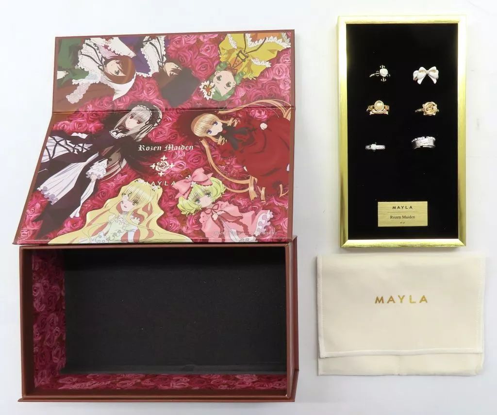 銀製品 指輪 アクセサリー 雪華綺晶 アイコニック ストーリー リングオブジェ 4 11号 ローゼンメイデン Produced by MAYLA