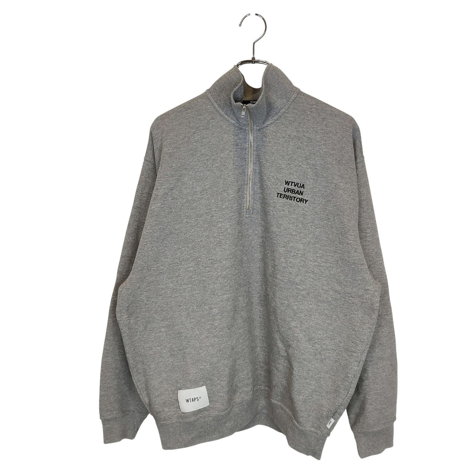 WTAPS ダブルタップス 24AW DEPST 01 ハーフジップ スウェット 242ATDT