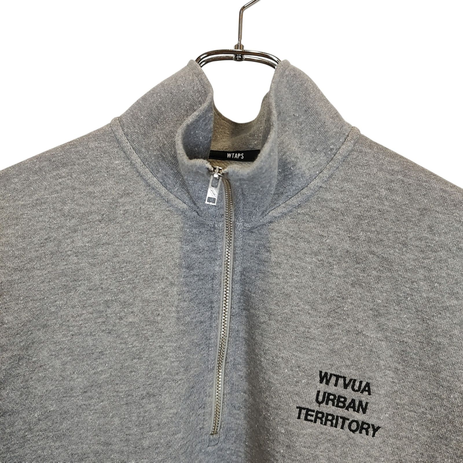 WTAPS ダブルタップス 24AW DEPST 01 ハーフジップ スウェット 242ATDT
