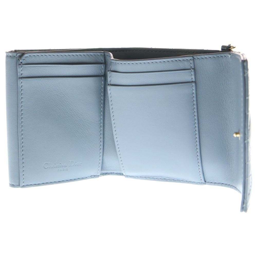 Christian Dior (クリスチャンディオール) カナージュ 三つ折り財布