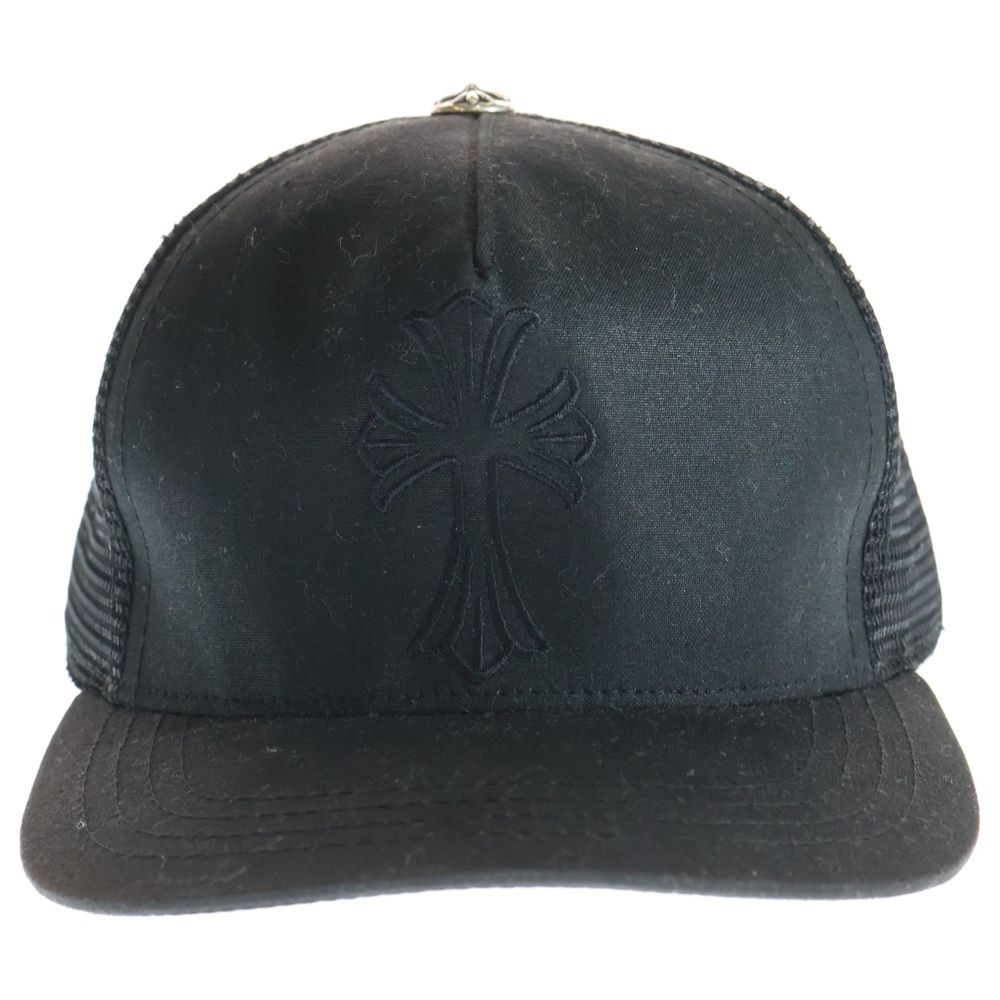CHROME HEARTS (クロムハーツ) CROSS WAXED DENIM BASEBALL CAP クロス