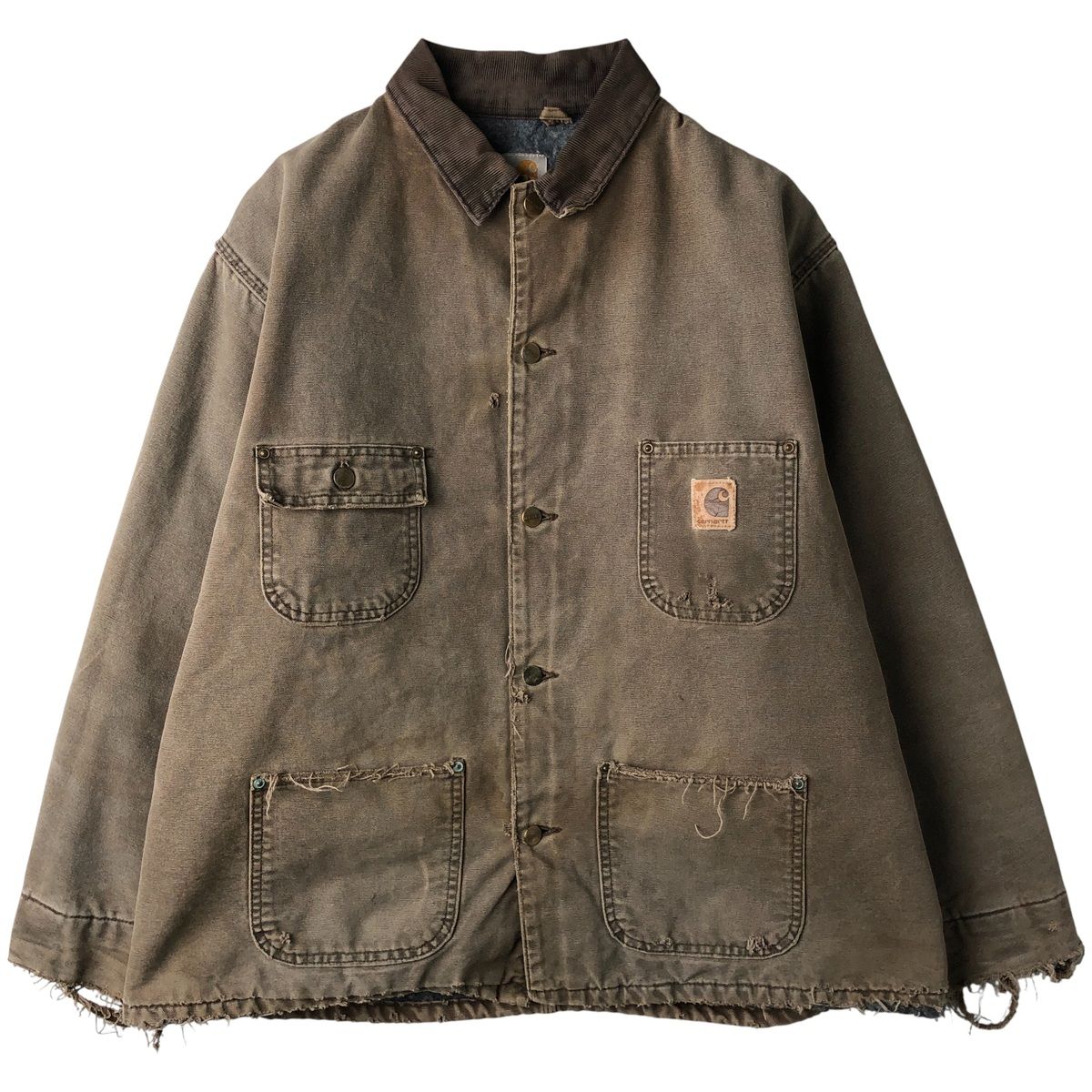 80〜90s Carhartt カーハート ミシガン　カバーオール　40 USA 古着 80s USA製 Carhartt デニム ミシガンチョア カバーオール