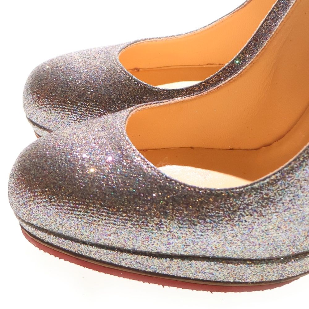 CHRISTIAN LOUBOUTIN (クリスチャンルブタン) ラメデザイン パンプス