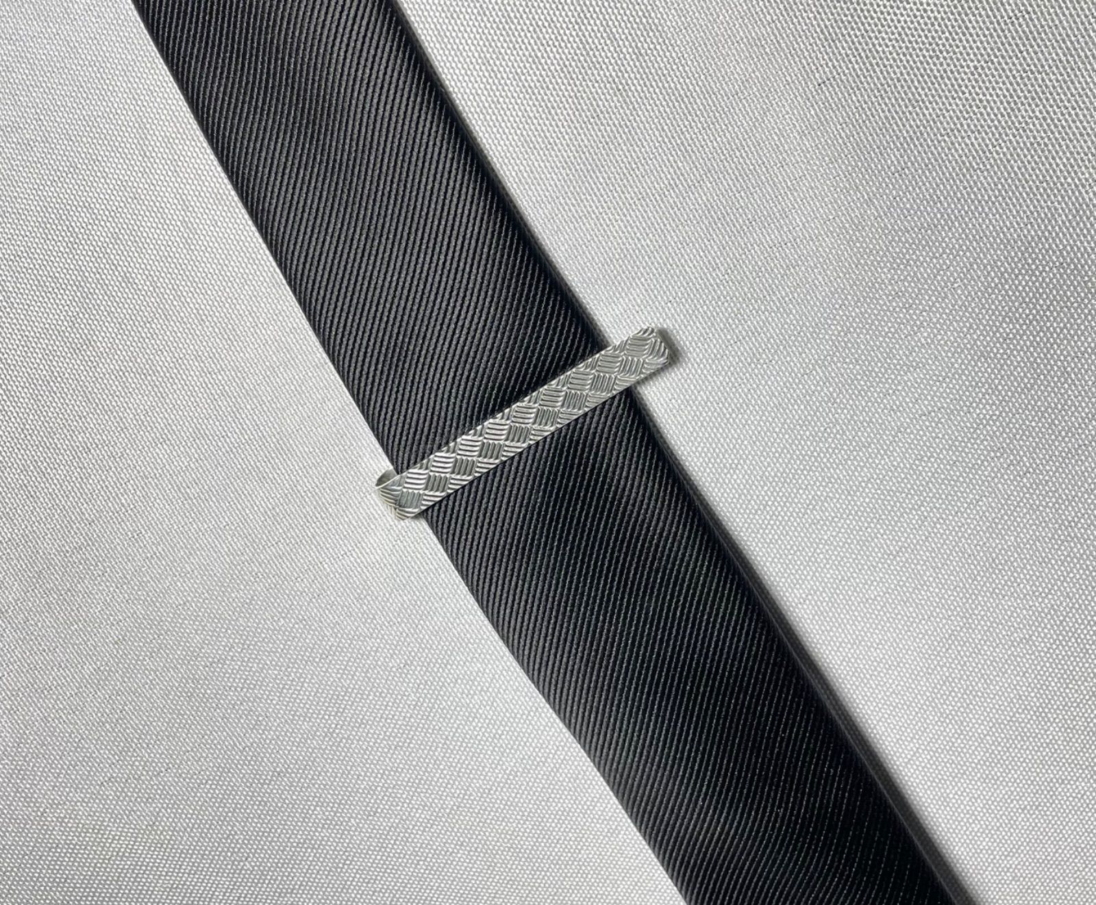 美品 TIFFANY ティファニー チェックライン スターリングシルバー