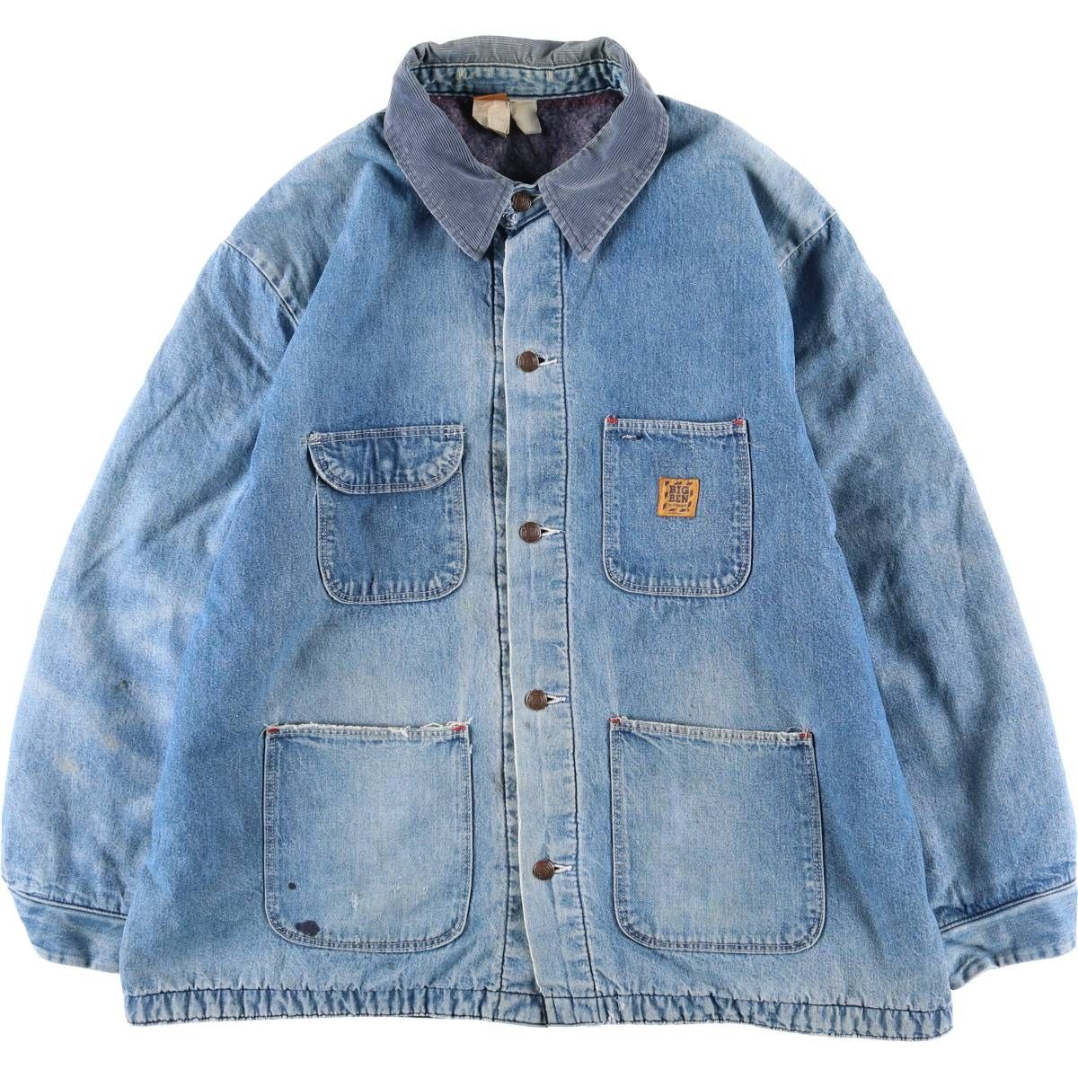 古着 70~80年代 ビッグベン BIGBEN デニムカバーオール USA製 メンズXL