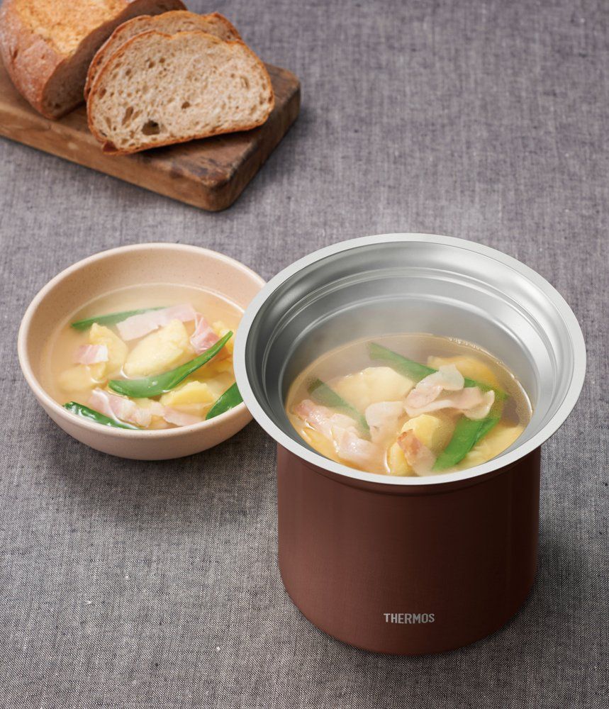  サーモス 真空断熱テーブルスープジャー 1 L モカ KJC-1000 MC その他 キッチン 食器