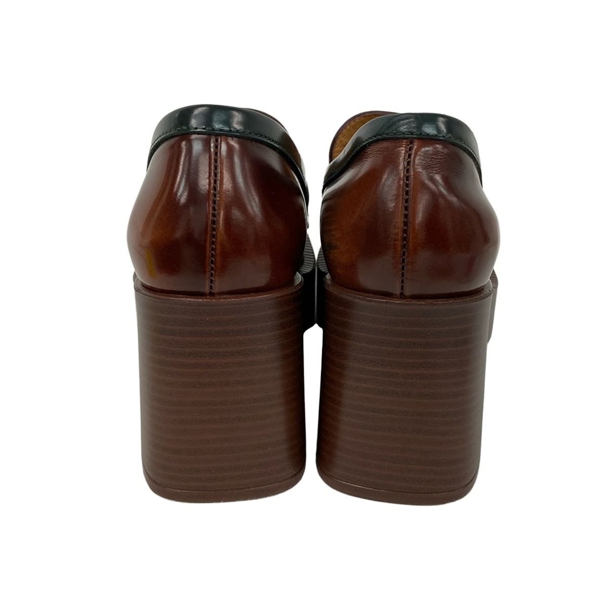 TOD'S(トッズ) ローファー 36 レディース美品 - ブラウン×ダーク