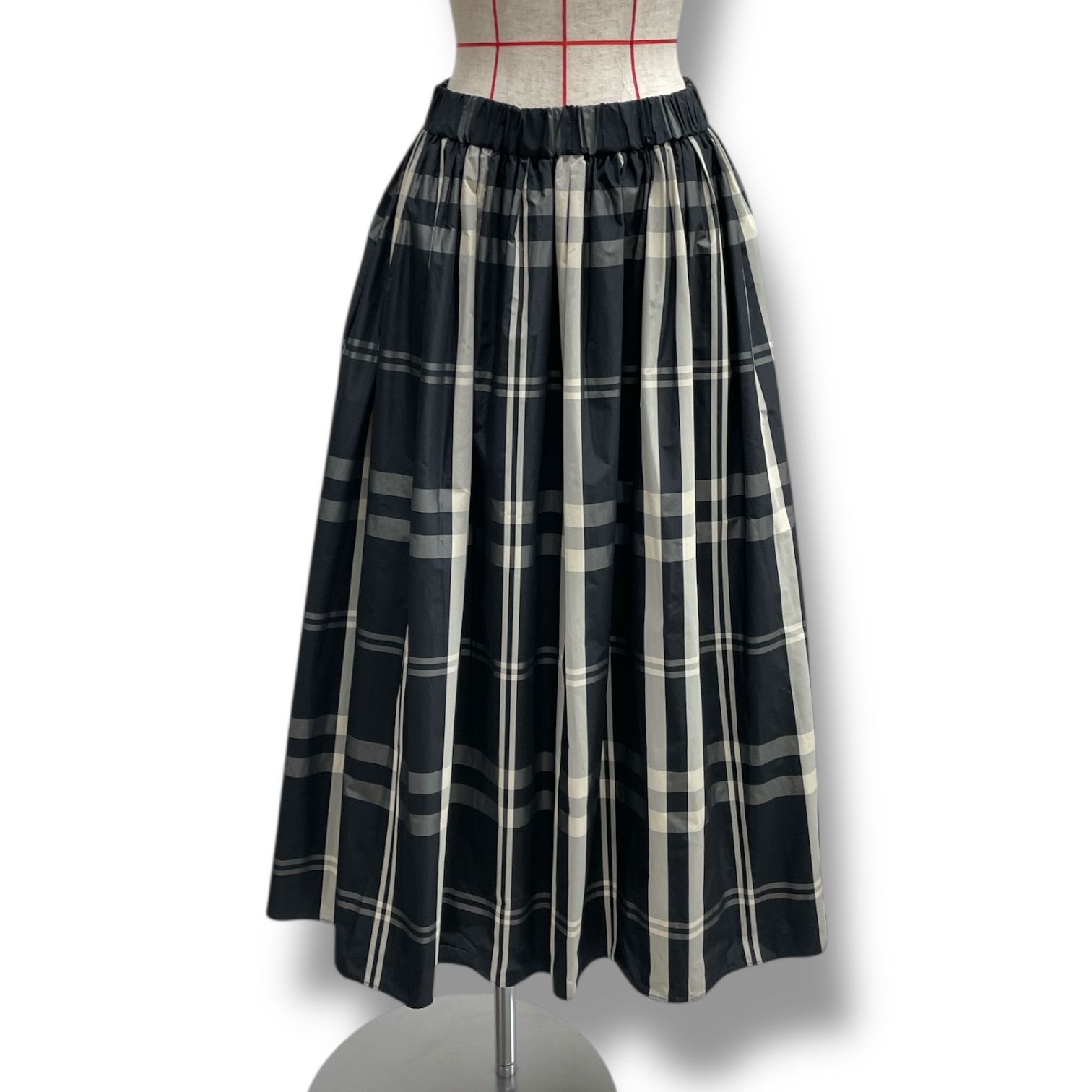 新品 ユナイテッド アローズ チェック タフタ スカート サイズ 38 ユナイテッドアローズ tokyo レディース タフタスカート ロング