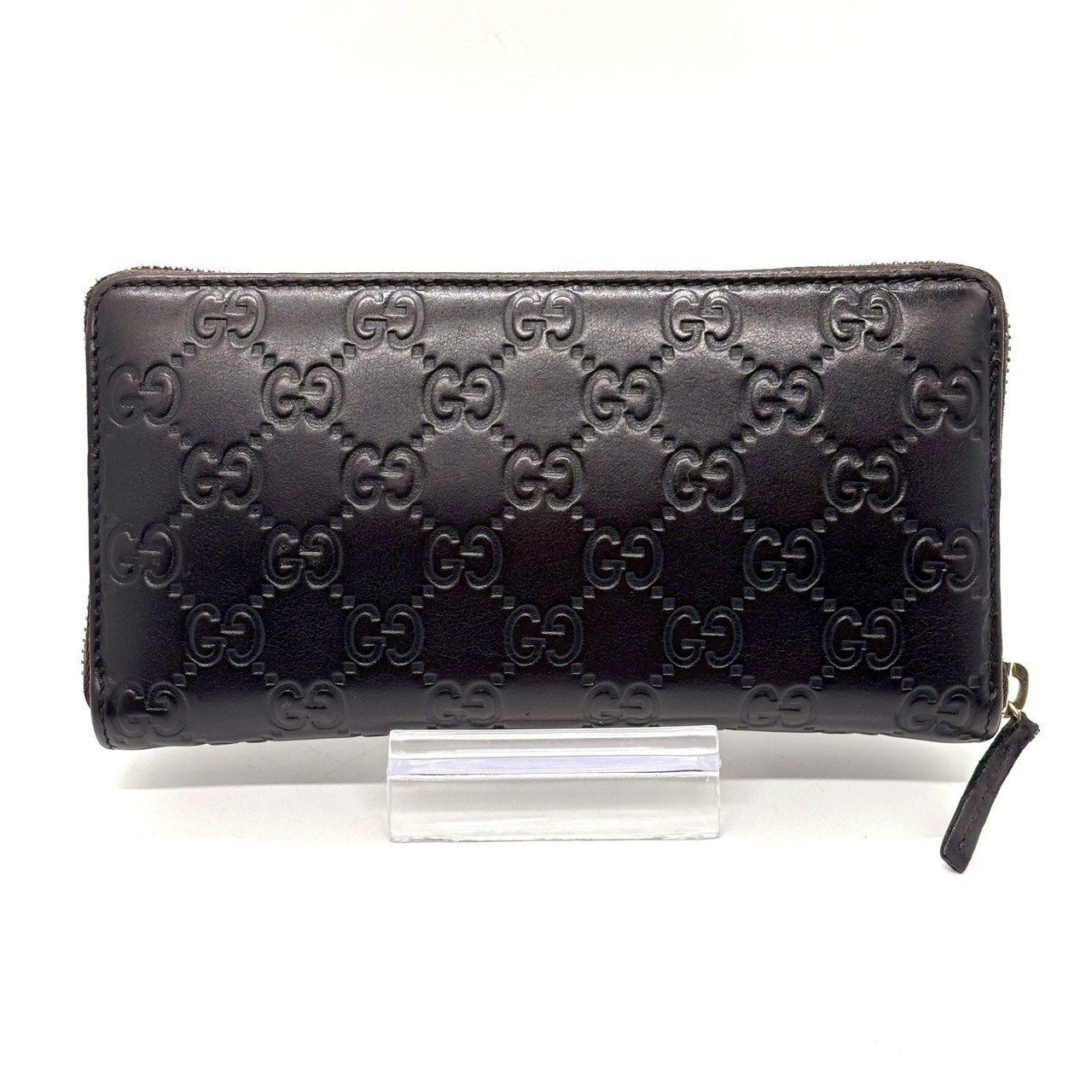 グッチ　二つ折り財布　アビー　シマレザー　ラウンドファスナー　ロゴ　エンボス 楽天市場】GUCCI グッチ ラウンドファスナー二つ折り財布 エンボスロゴ