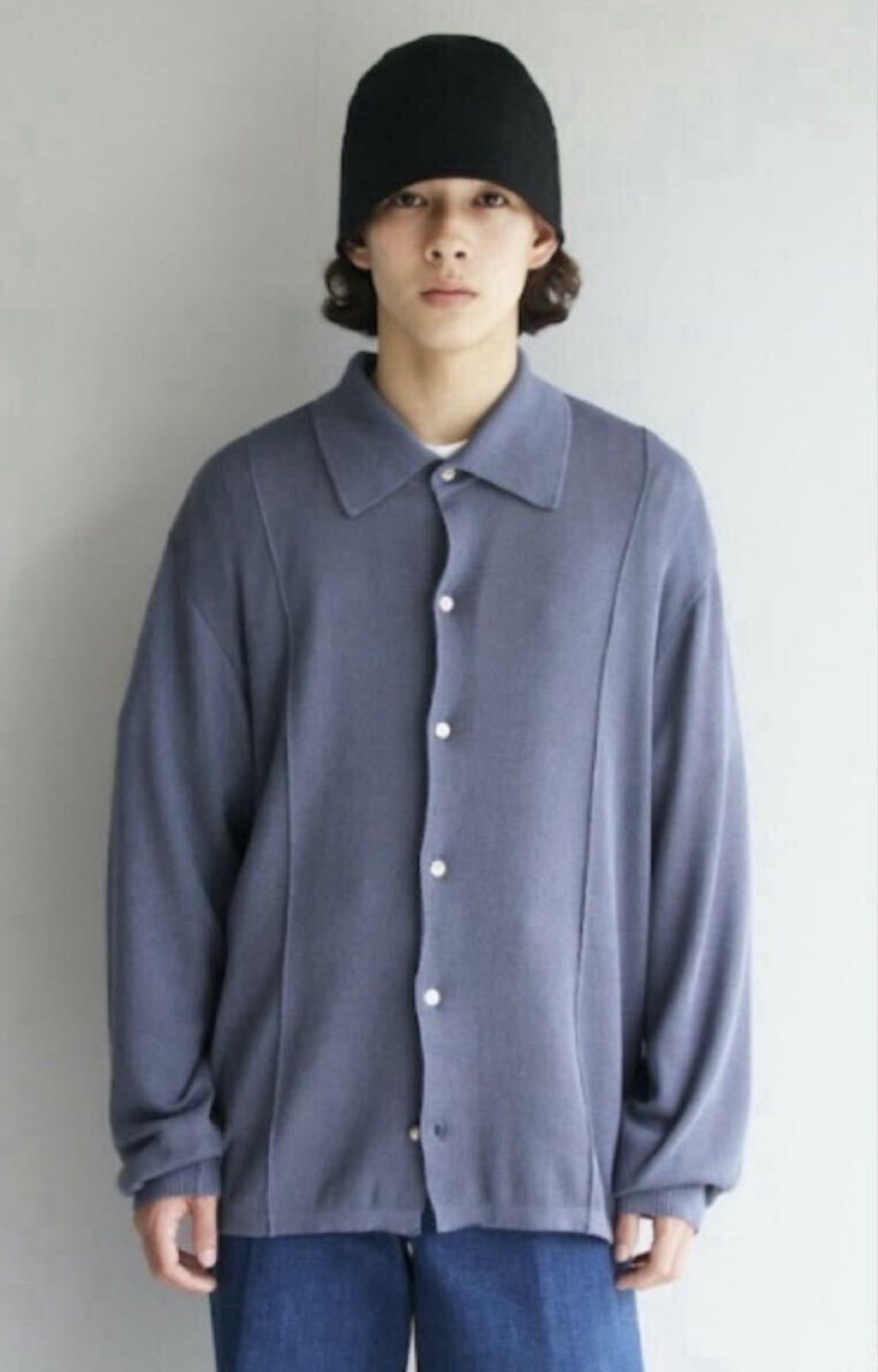 定価19,800円 KAIKO カイコー KAIKO BOX KNIT SHIRT ボックス ニット