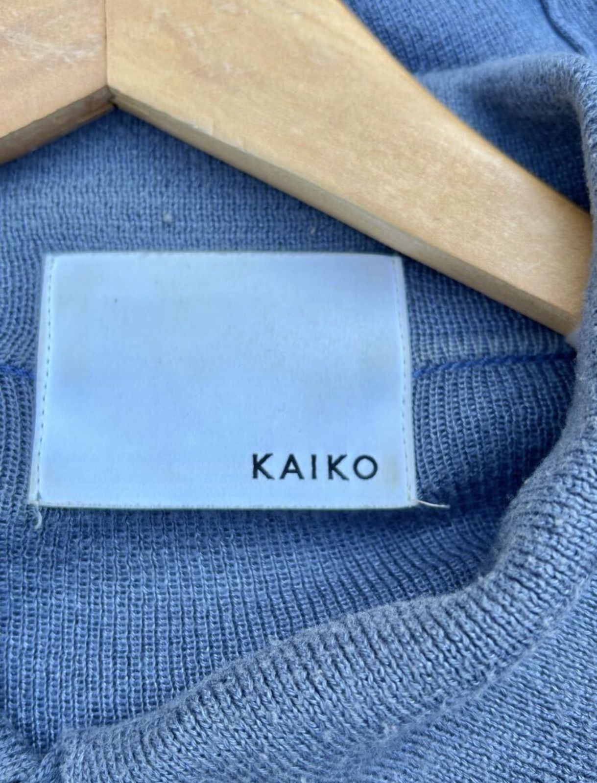 定価19,800円 KAIKO カイコー KAIKO BOX KNIT SHIRT ボックス ニット