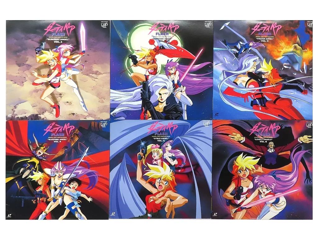 [LD]ダーティペアFlash2&3 レーザディスク 全巻 セット LD]ダーティペアFlash2&3 レーザディスク 全巻 セット