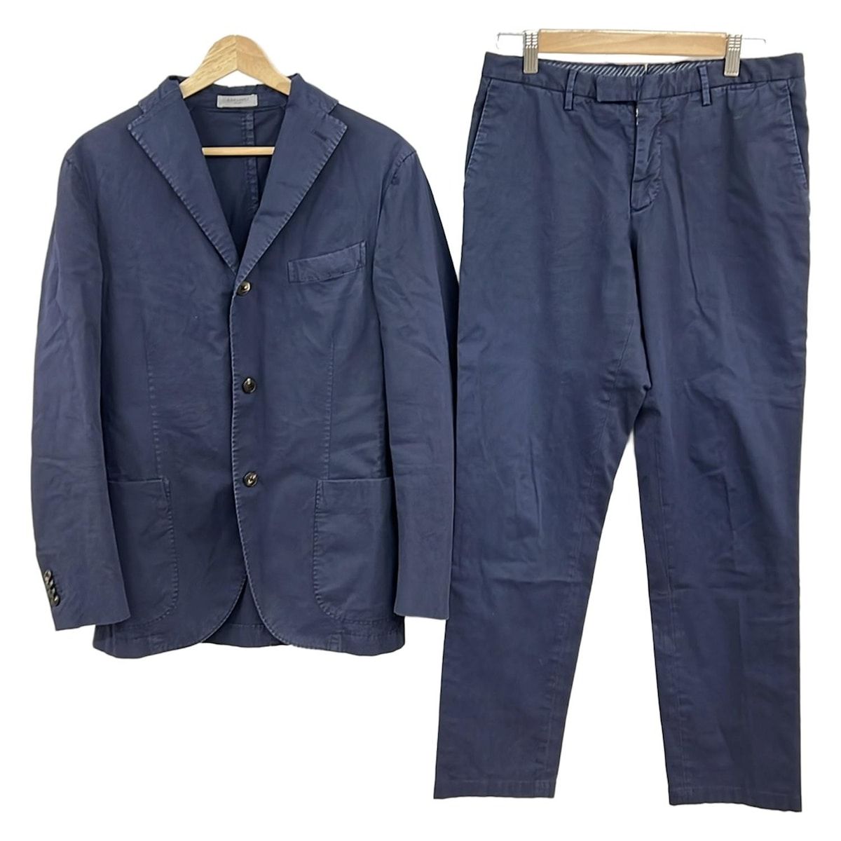 BOGLIOLI(ボリオリ) シングルスーツ メンズ - ネイビー - メルカリ