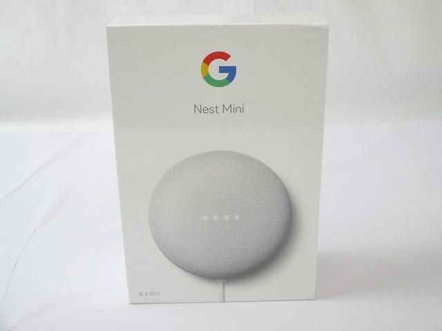 未開封 家電 Google Nest Mini グーグル スマート スピーカー チョーク