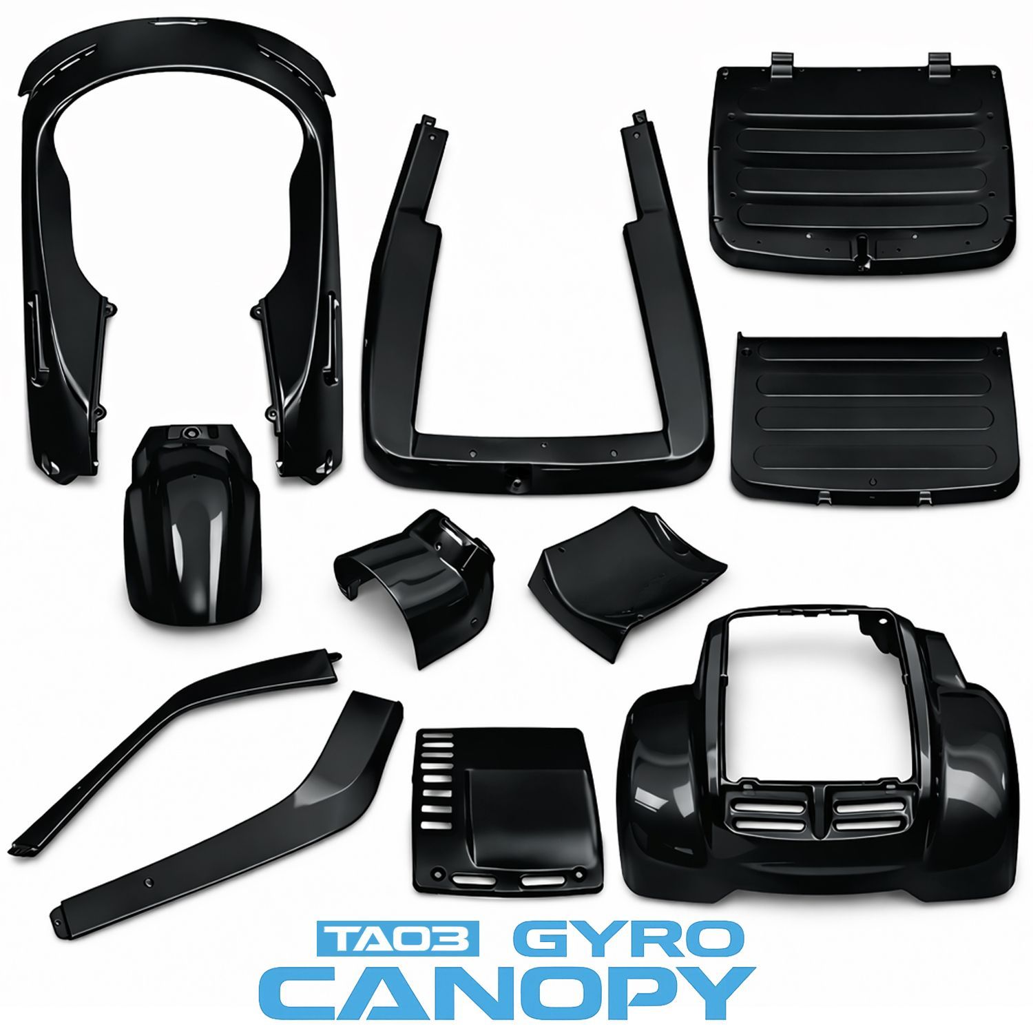 ジャイロキャノピー TA03 外装カウル 11点セット 塗装済み 艶あり