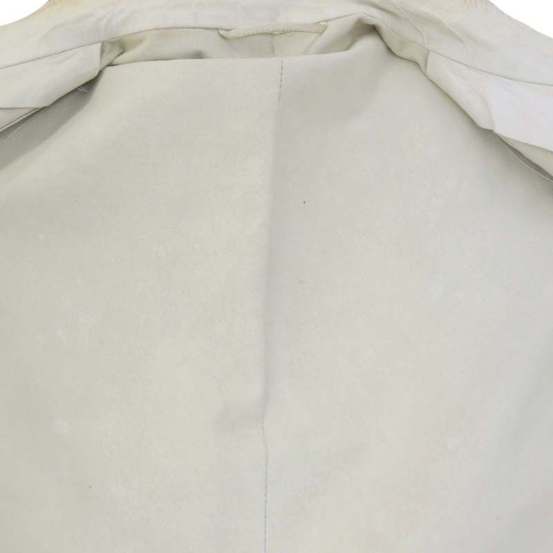 エンポリオアルマーニ EMPORIO ARMANI ラムレザーノーカラージャケット