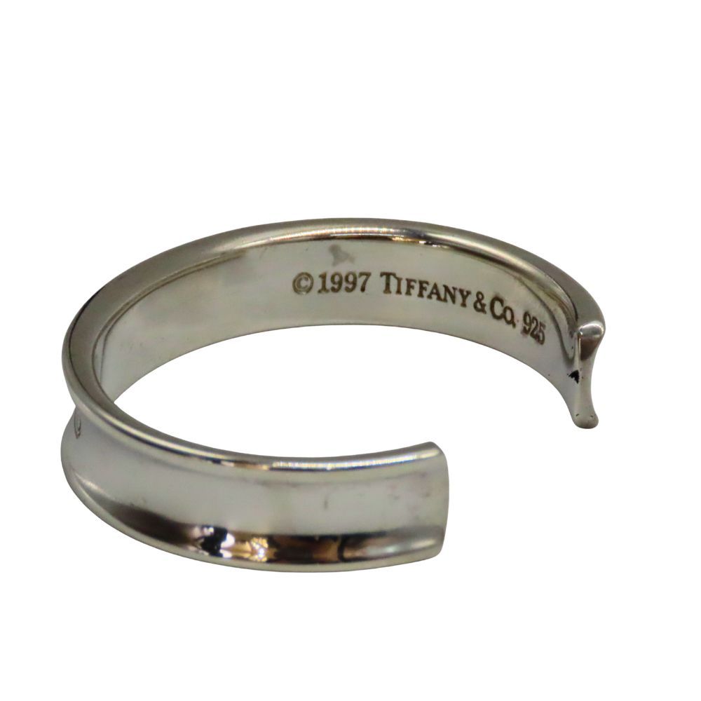中古】 TIFFANY&Co. ティファニー バングル 1837 カフ ナロー SV925 約