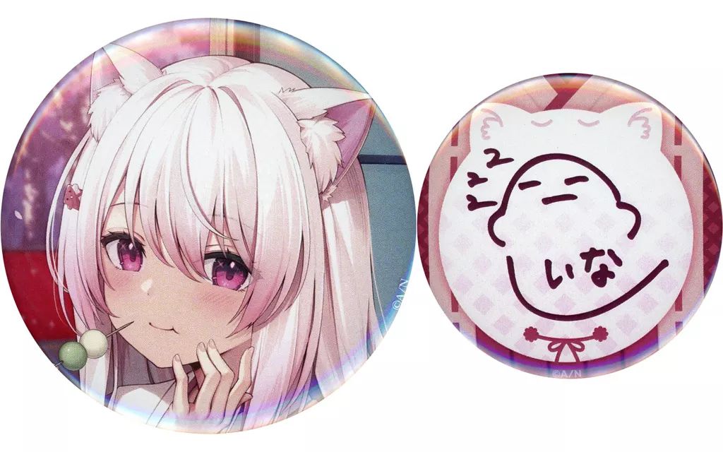 中古】バッジ・ビンズ 椎名唯華 缶バッジ2種セット 「バーチャル