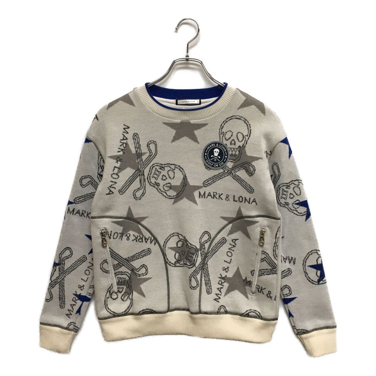 中古 レディース マークアンドロナ MARK&LONA セーター 36(S) 白