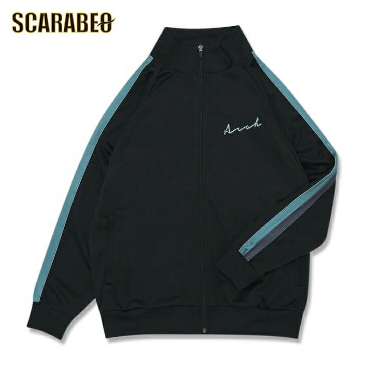 アーチ autograph logo jersey jacket【black】 T724-110 アーチ
