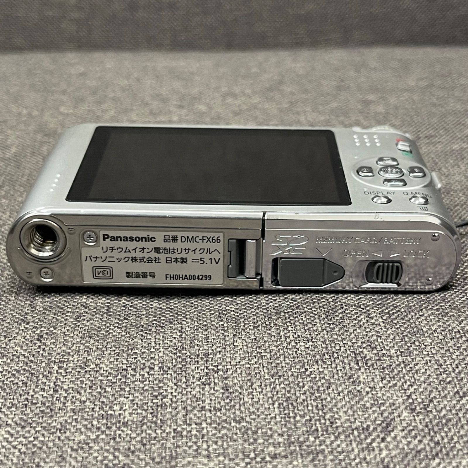 NPA】ジャンク Panasonic LUMIX パナソニック DMC-FX66 デジカメ