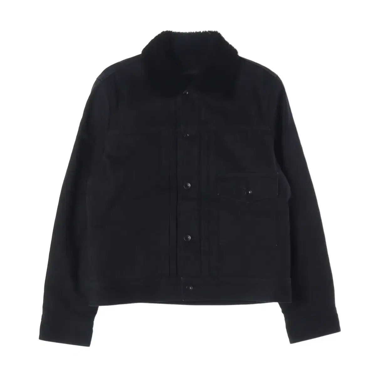 ragu0026bone シアリング ファー カラー 裏地 デニム ジャケット デッキジャケット