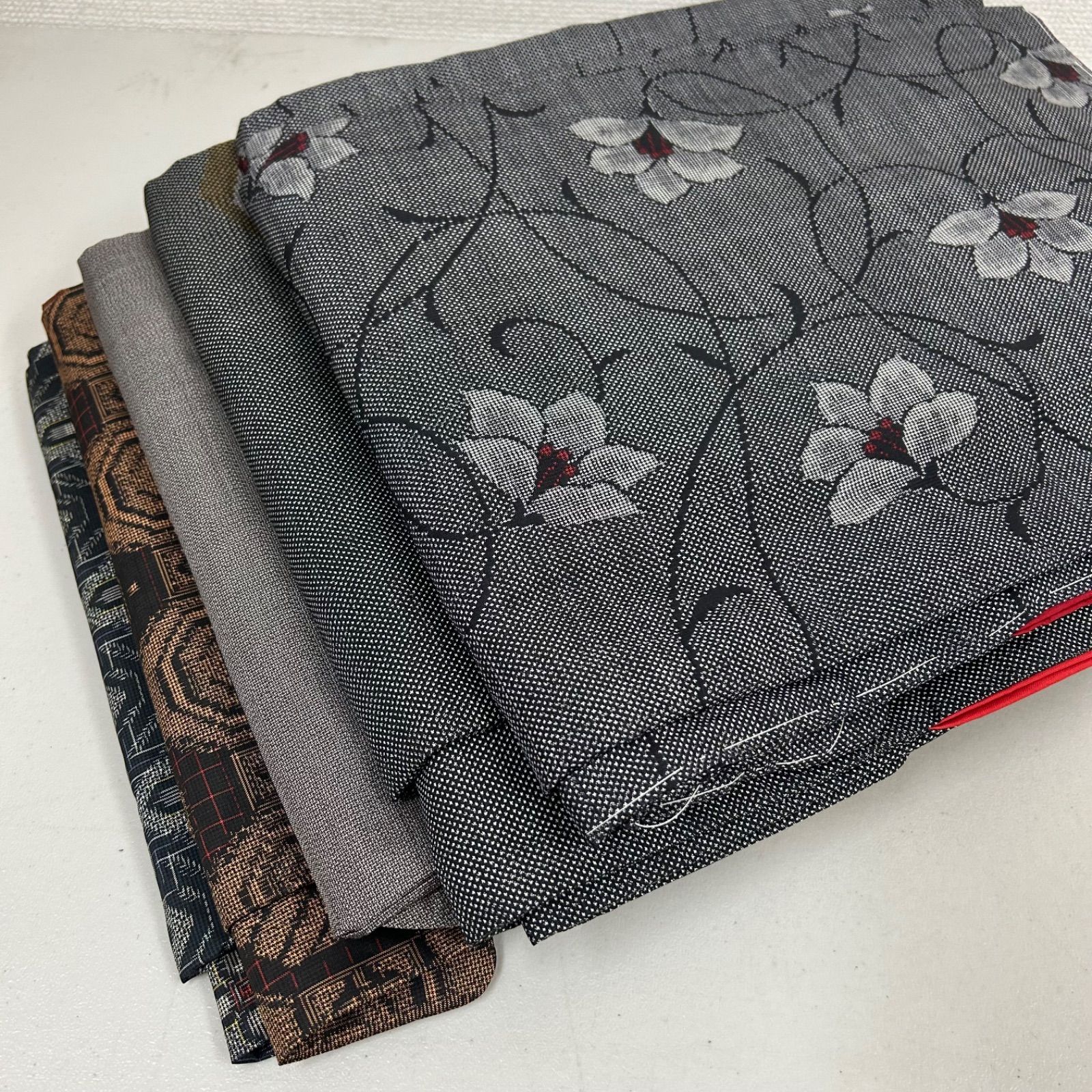 大島紬 着物 正絹 5着 着物まとめ売り リメイク材料 m-873 - メルカリ