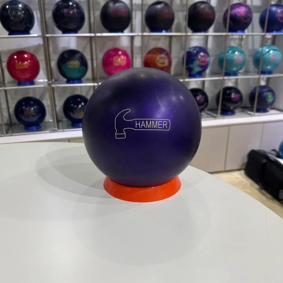 PURPLE HAMMER(ハンマー) パール (中古ボーリングボール) (ウレタン