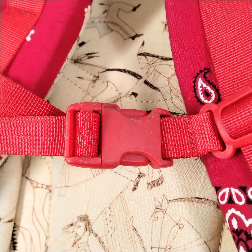 VISVIM ビズビム ICT BANDANA 22L バンダナ柄 バックパック レッド 22L 