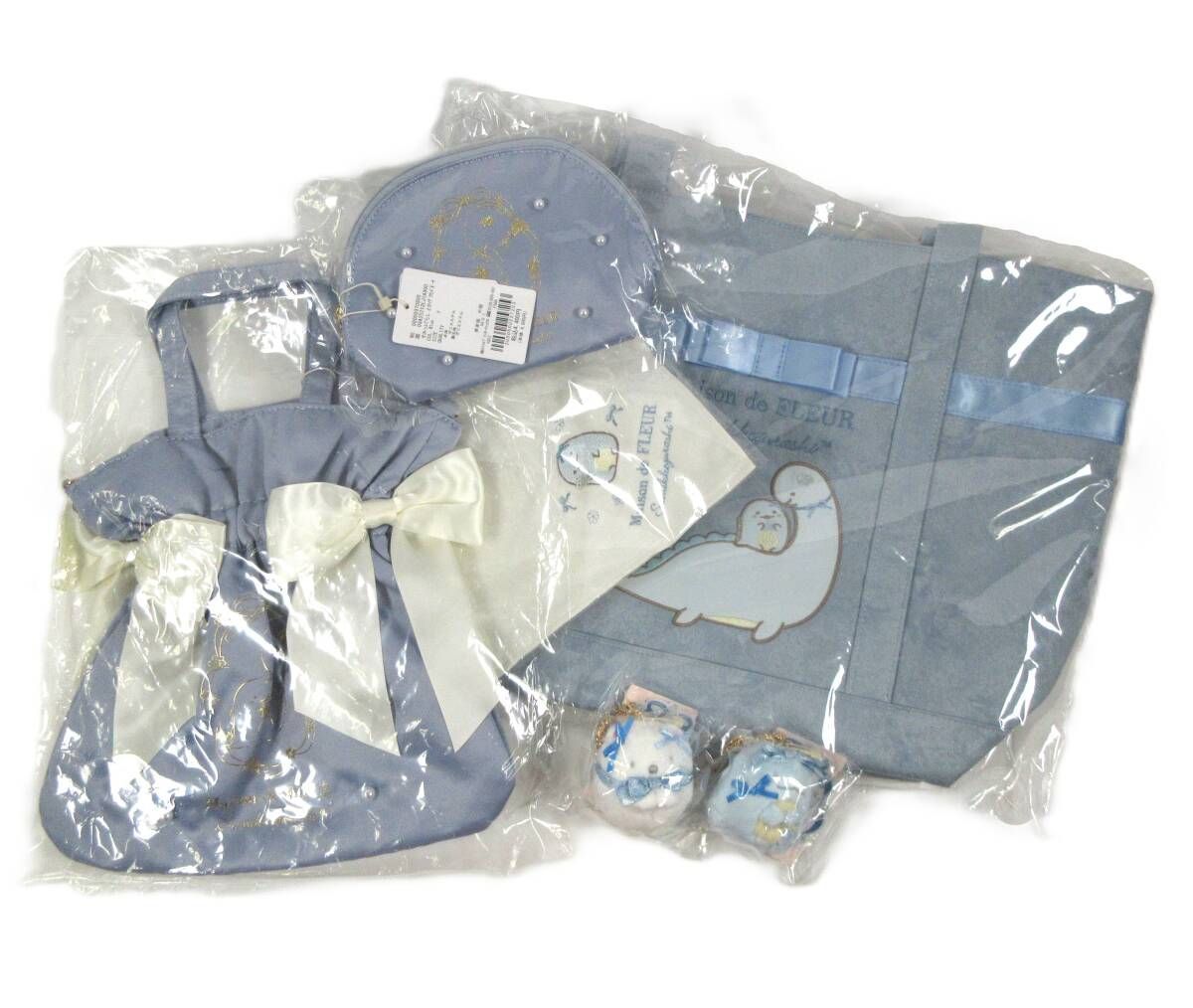 Maison de FLEUR Sumikkogurashi コラボ グッズ 6種 すみっコぐらし とかげ ポーチ トートバッグ 他 D 2 UEJ