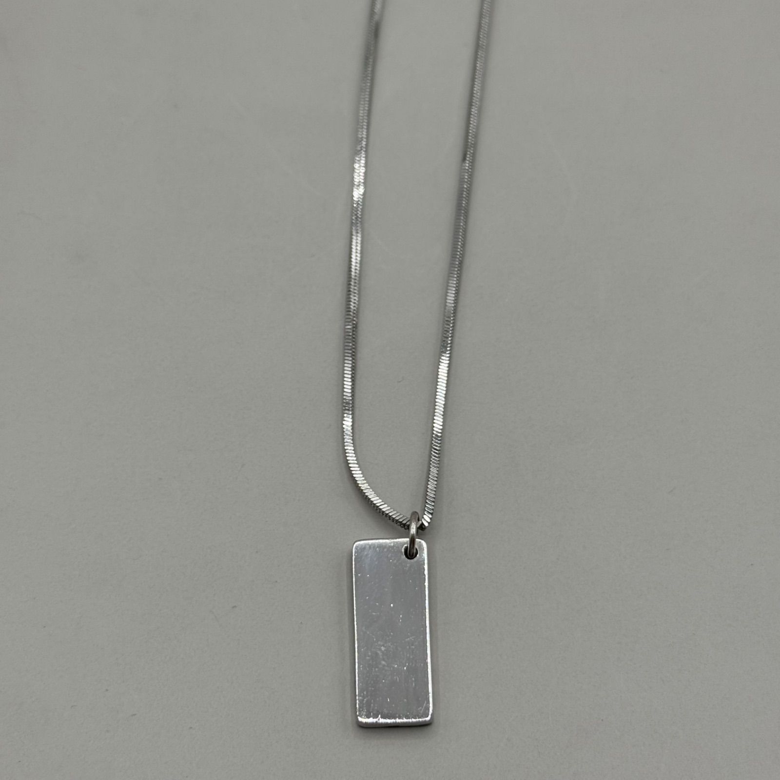 美品 クリスチャンディオール トロッター ネックレス シルバー 銀