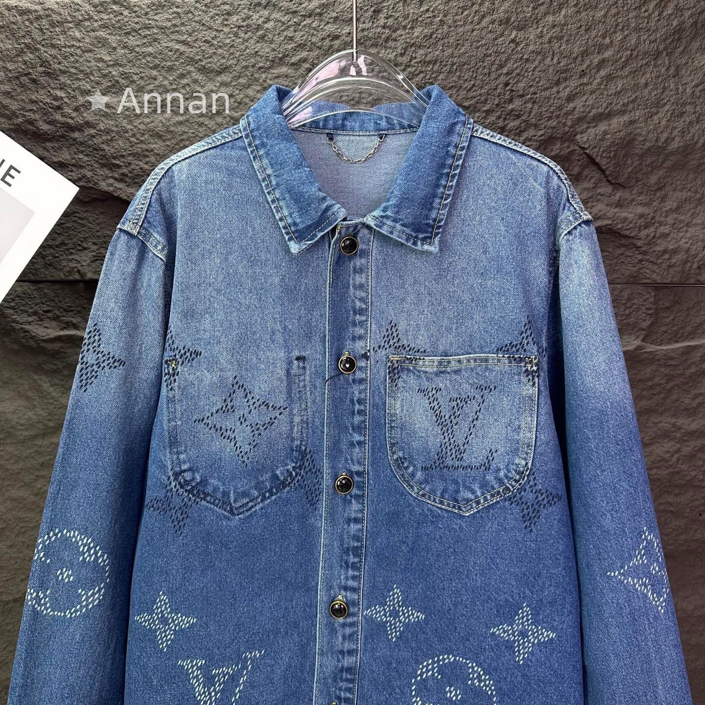 美品 LOUISVUITTON ルイヴィトン メンズ モノグラム デニムジャケット