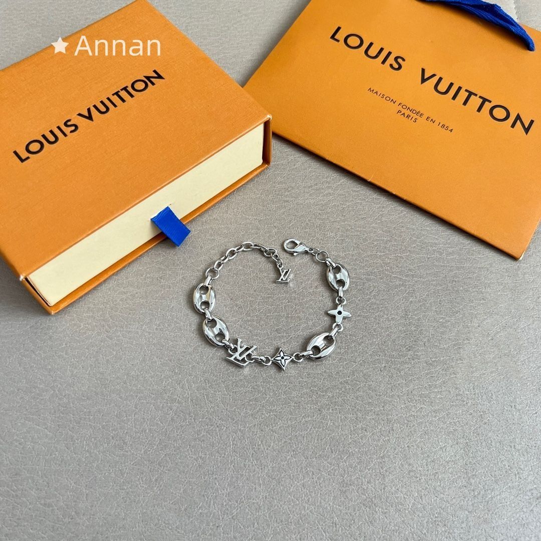 送料込☆ LOUIS VUITTON ルイヴィトン メンズ ブレスレット - メルカリ