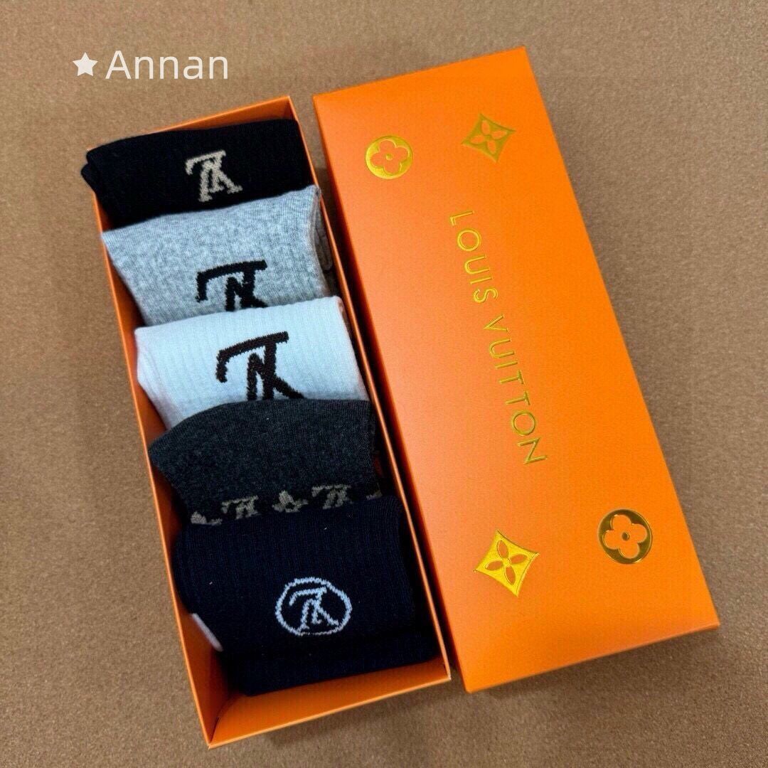 最終値下げ LOUIS VUITTON ルイヴィトン メンズ ソックス 靴下 - メルカリ