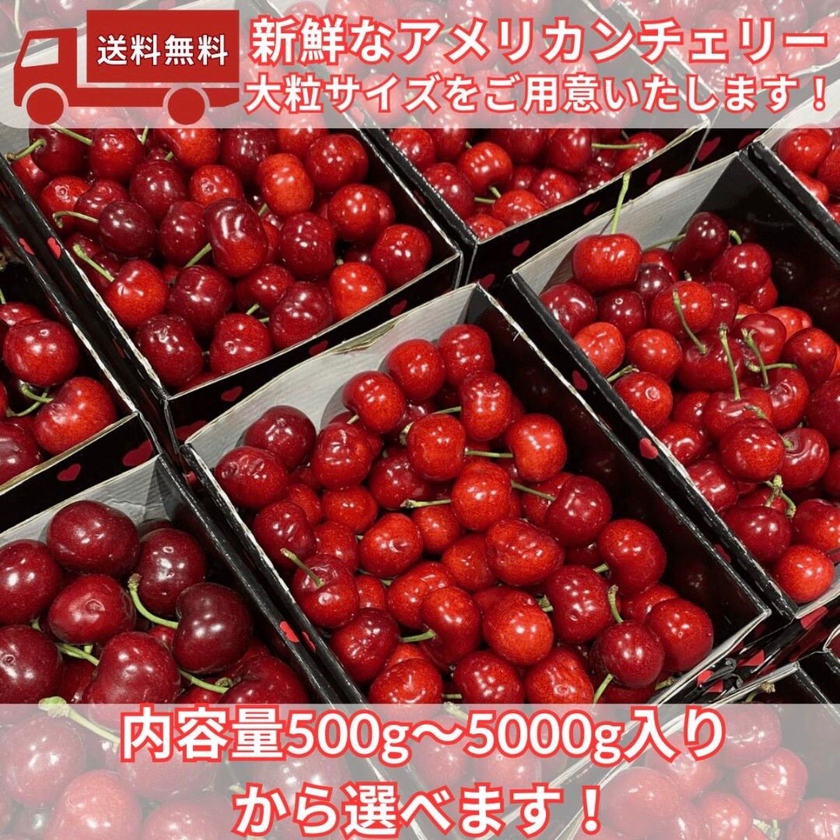 5kg】大粒アメリカンチェリー 5000g 厳選フルーツ - メルカリ