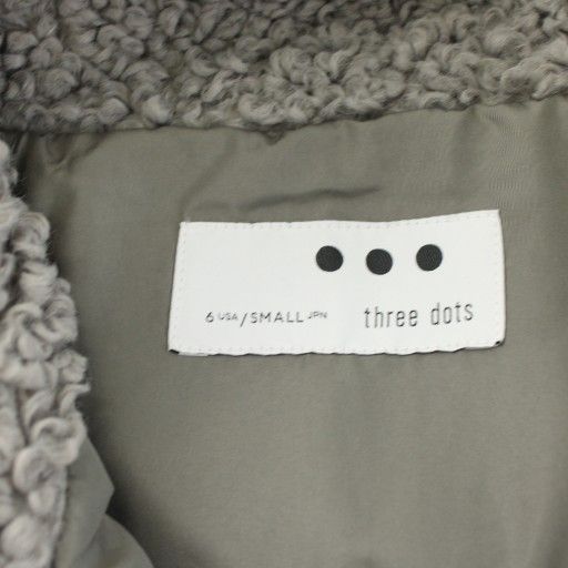 スリードッツ three dots プードルボア ケープ Poodle boa cape