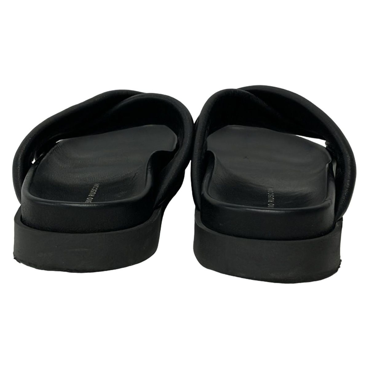 FABIO RUSCONI(ファビオルスコーニ) サンダル 38 レディース - 黒