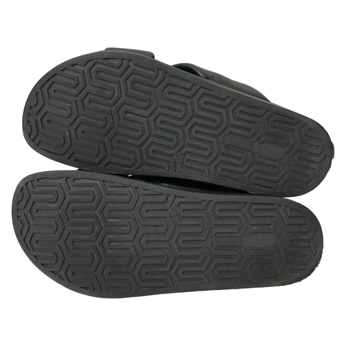 FABIO RUSCONI(ファビオルスコーニ) サンダル 38 レディース - 黒