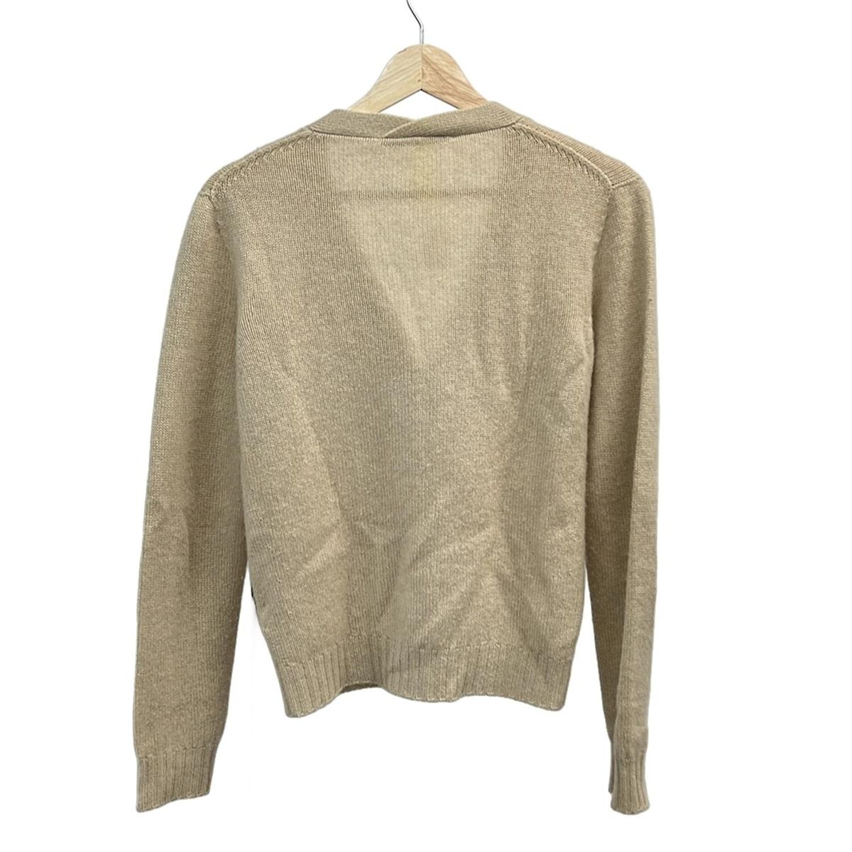 AGNONA(アニオナ) カーディガン サイズ40 M レディース美品 - ベージュ