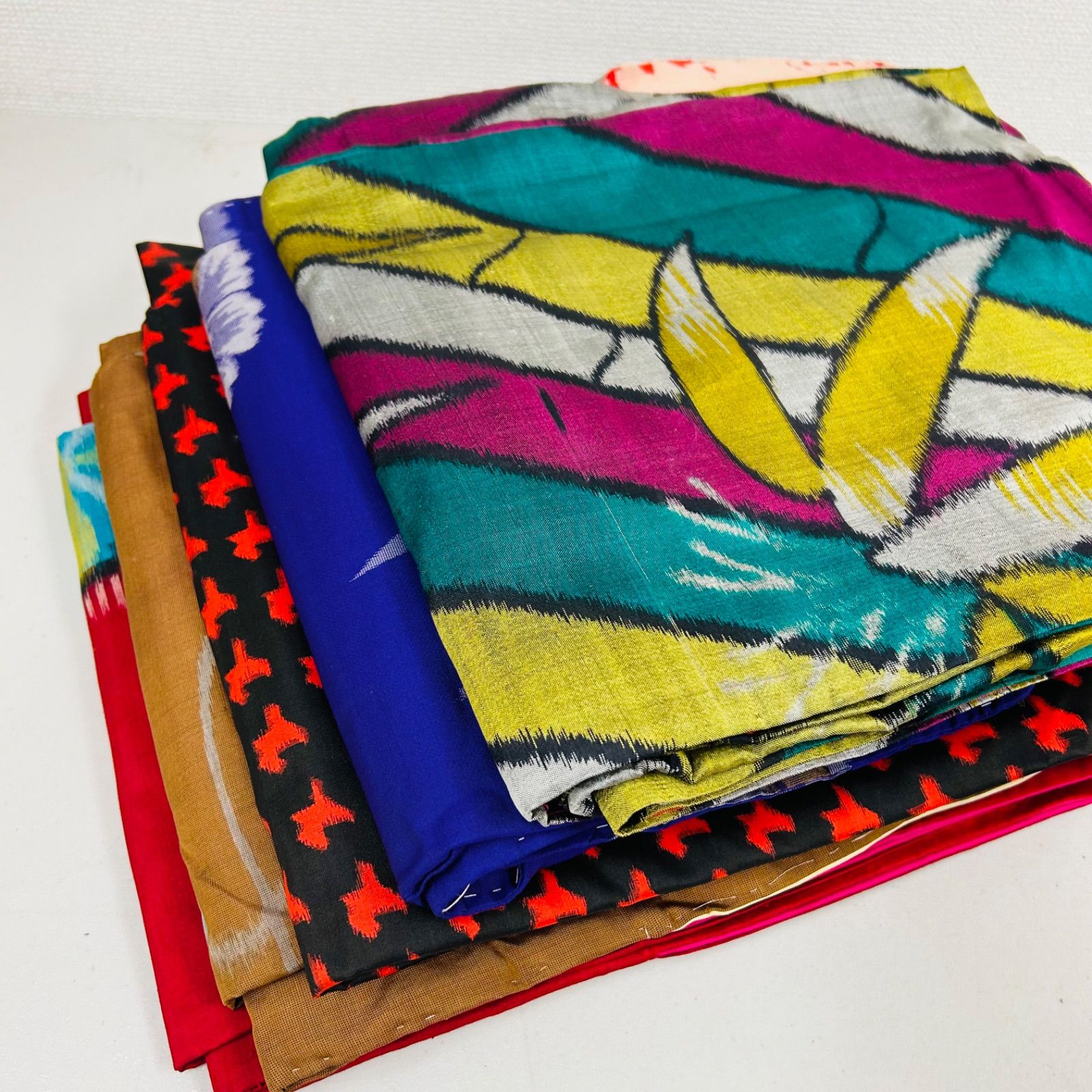 アンティーク 銘仙 着物 5着 着物まとめ売り リメイク材料 m-879