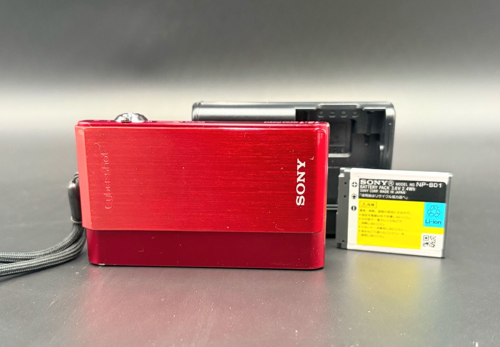 SONY デジカメ DSC-T900 レッド - メルカリ