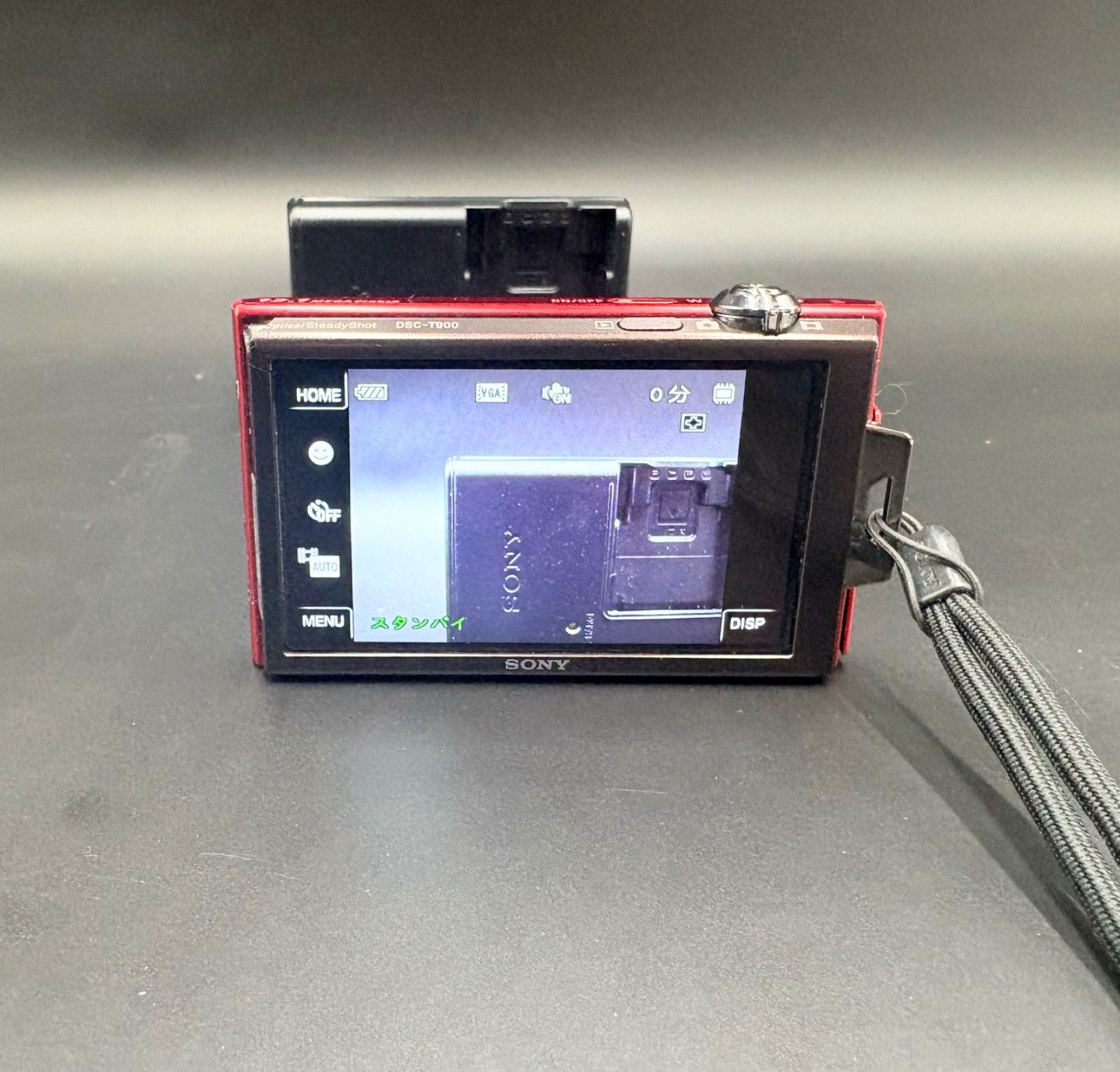 SONY デジカメ DSC-T900 レッド - メルカリ