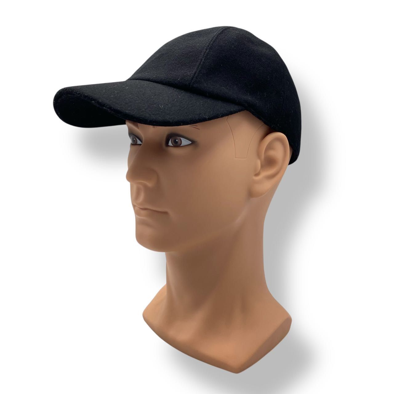 Nikoエルメス　帽子　レディース　メンズ　黒　カシミア　57㎝ Niko様専用エルメス 帽子 レディース メンズ 黒 カシミア 57㎝