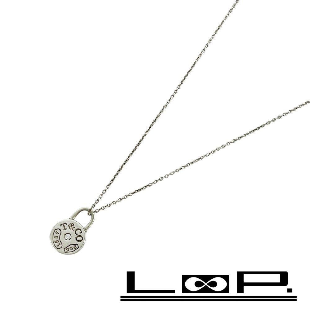ティファニー □美品□ 1837 ラウンド ロック ネックレス アクセサリー