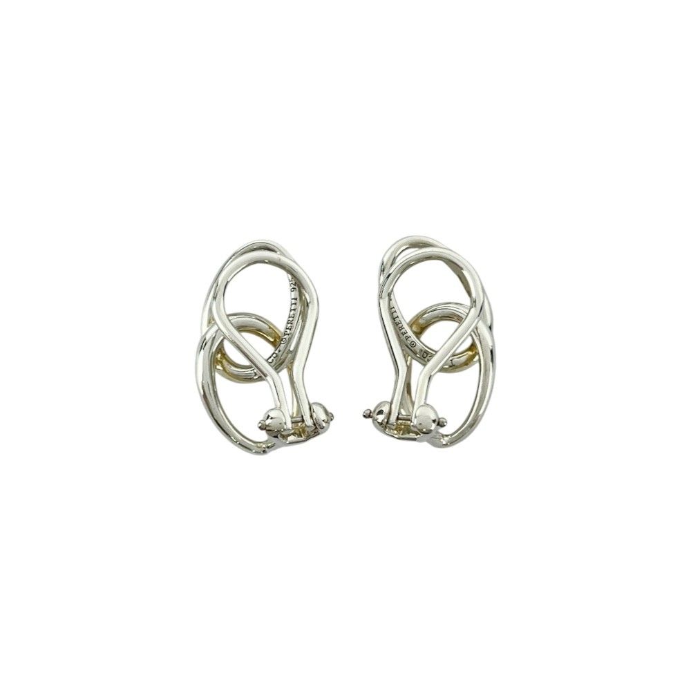 ティファニー □美品□ ダブル ループ イヤリング アクセサリー