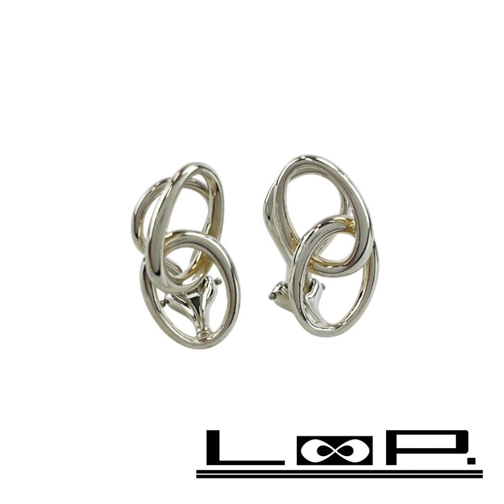 ティファニー □美品□ ダブル ループ イヤリング アクセサリー