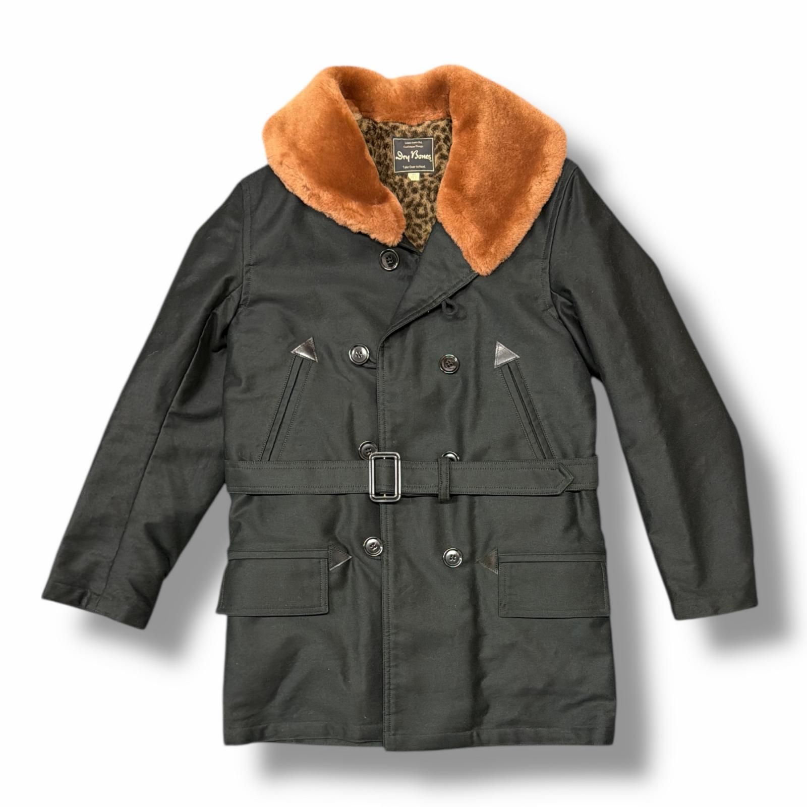 参考上代129800円 Dry Bones 25AW Moleskin Storm Coat モールスキン