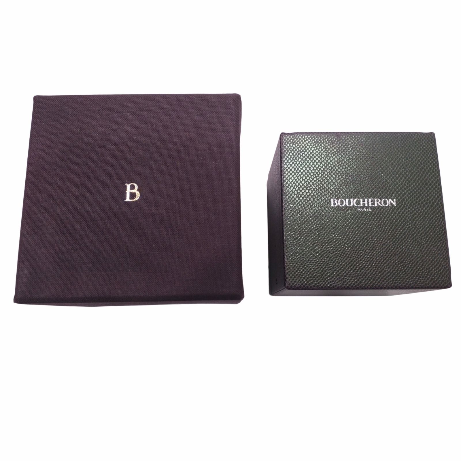 Au750 BOUCHERON ブシュロン キャトル ブラック リング ハーフ 59 